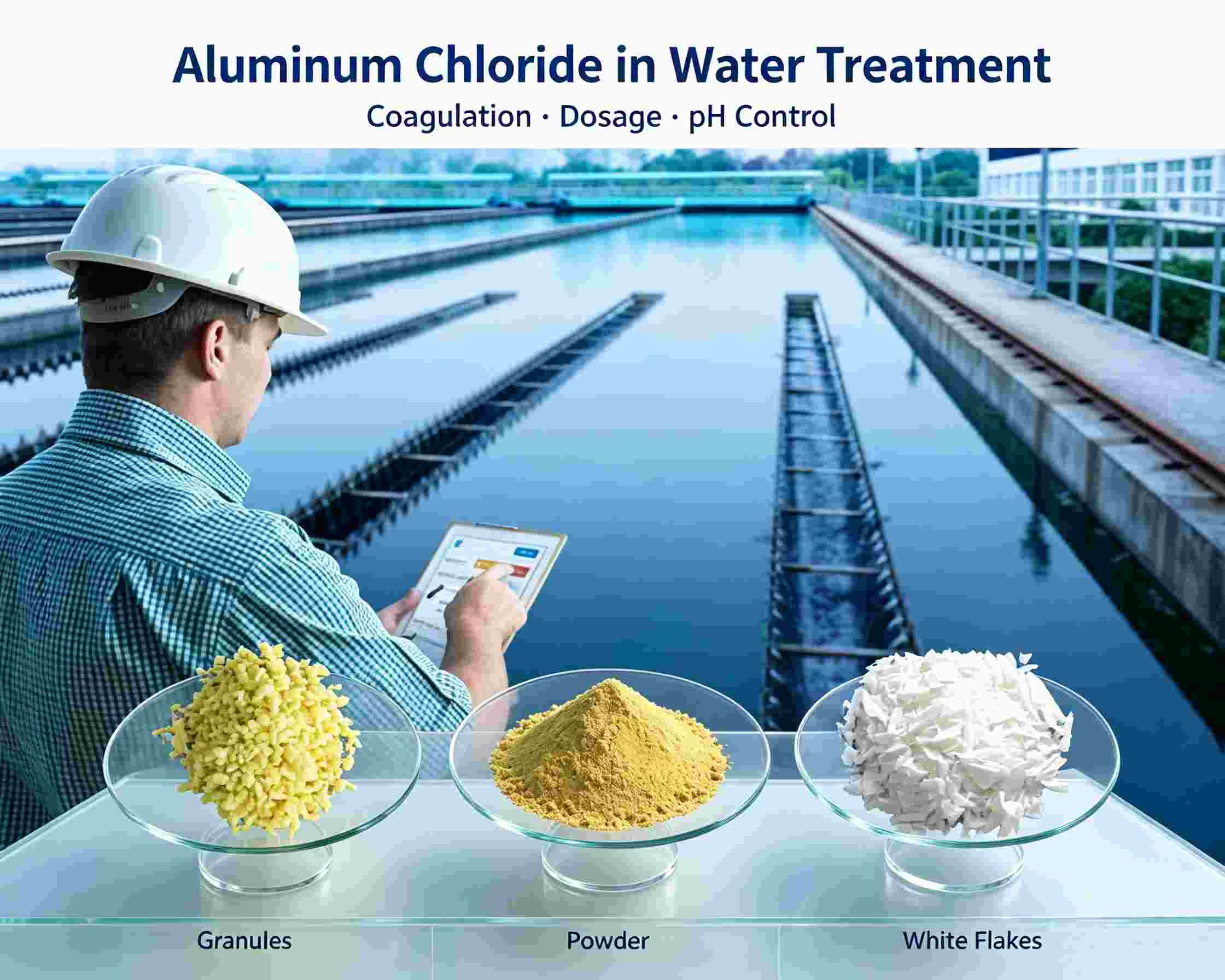 Aluminum Chloride in Water Treatment: Coagulation Mechanism, Dosage, pH & Applications